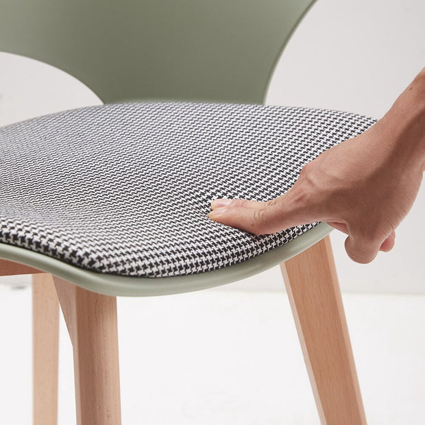 Eetkamerstoel Set van 4 - Meerdere Kleuren - Stoelen - Houten Poten - Moderne Eetkamerstoelen - Scandinavisch Design