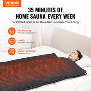 Saunadeken - Sauna - Infrarood - Handige afstandsbediening - 5 Saunapakketten Gratis inbegrepen - 180 cm x 78 cm.