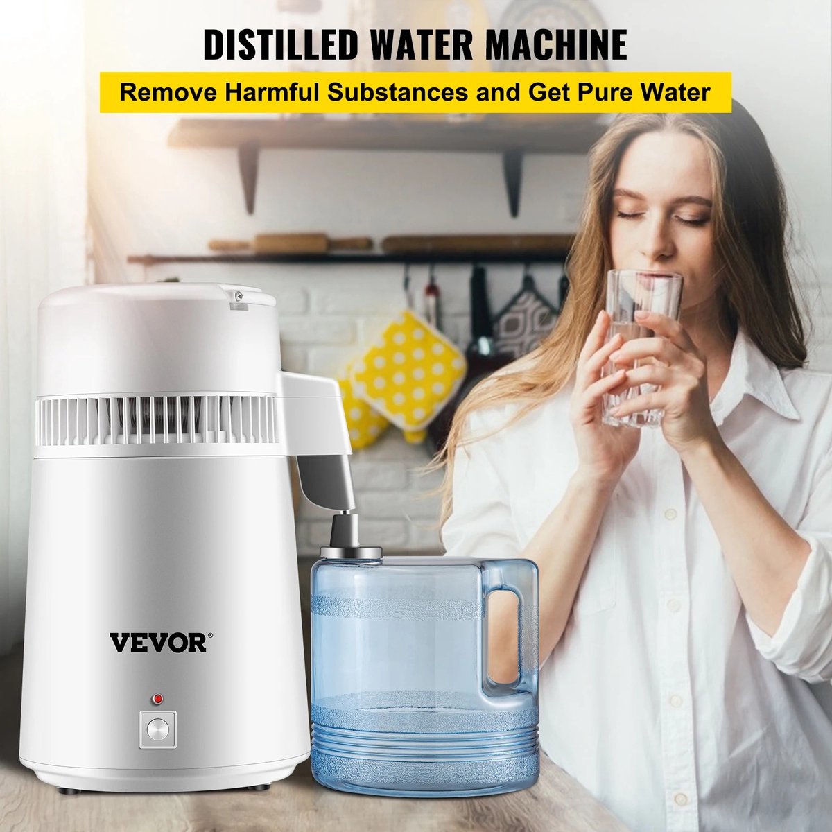 Destilleerapparaat - Destilleerketel - Water Destilleerder - 4L - RVS - Maak Zelf Gedestilleerd Water - Puur Water