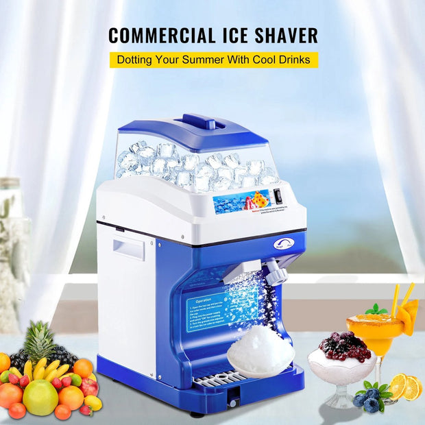 Ice Crusher - Ice Crusher - Shaved Ice Machine - Slush Maker - Slush Puppy - Slush Machine - 200kg Capacity