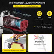 Professionele hoge druk verfspuit - Airless Spuitmachine - 1800W