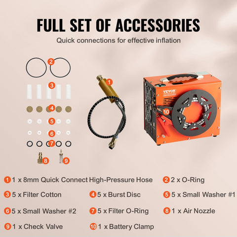VEVOR PCP Compressor - 300 bar -600W - Handschakelaar Luchtcompressor 1L - Duikcompressor AC120V - luchtpomp incl. 8 mm Hogedrukslang met Snelkoppeling, Accuklem en Een set Accessoires - OranjeProductbeschrijving

        Coolado tPump XL Coolado | SUPERS
