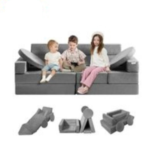 Speelbank kinderen – Speelsofa - Peuter - Foam - Hoge Dichtheid 25D - 135x67x47cm - Creatief