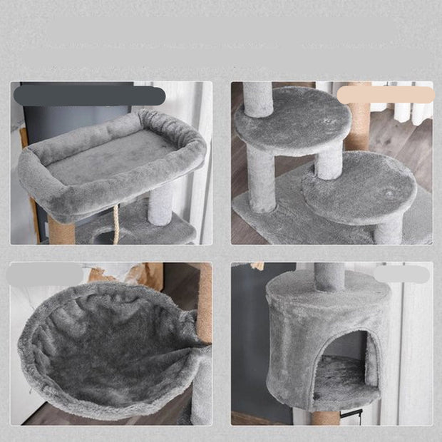 Krabpaal Kat - 120cm - Katten - Krabpaal Voor Katten - Krabpaal voor Grote Katten - Hangmat