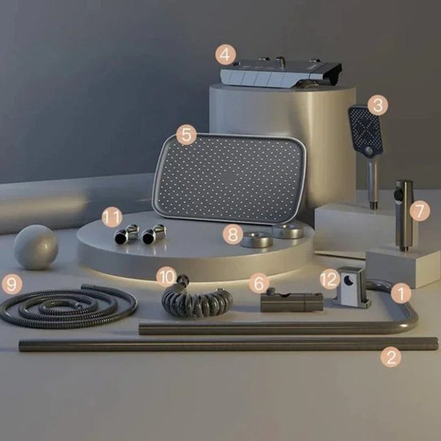 Thermostaat Doucheset - Regendouche - Douchekop - Douchestang - Douche Set - Douche Stang