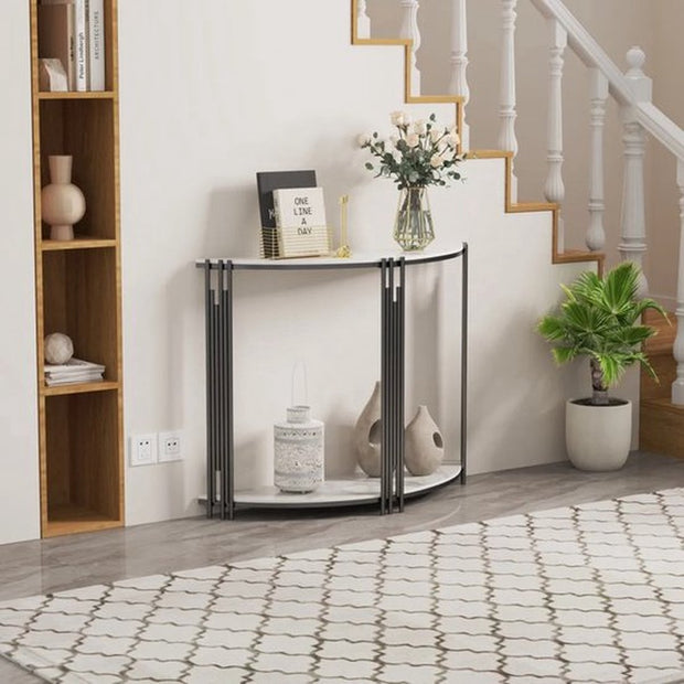 Side Table Rond - Sidetable - sidetable zwart - sidetable industrieel - sidetable wit - side table zwart
