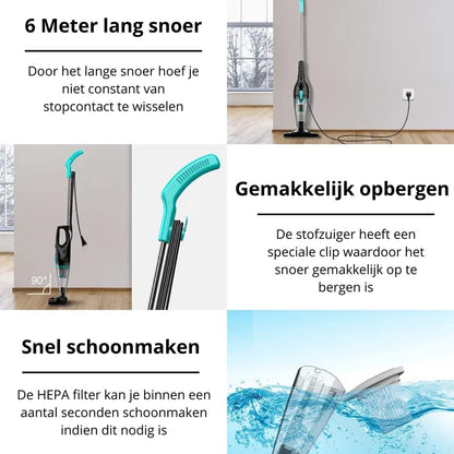 Corded Stick Vacuum Cleaner - Handheld Stick Vacuum Cleaner - Handheld Vacuum Cleaner Best Seller - Handheld Vacuum Cleaner - Black