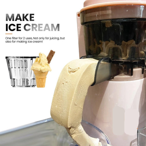 Mini Centrifuge - Mini Pers - Fruitpers - Groentepers - IJsmaker - Draagbare Blender - Elektrisch - Wit - Oplaadbaar - Makkelijk Schoonmaken