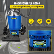 Vacuum Cleaners – 4L Commercial Industrial Backpack Vacuum Cleaner - 5 in 1 Lightweight with HEPA Filter - 1000W - 220V