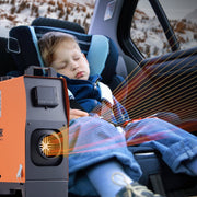 Air Diesel Standkachel - 5KW - 12V - Auto Heater - Luchtverwarmer - met Digitaal-display en Afstandsbediening - voor Boten, Vrachtwagen, Auto's, Campers - Oranje