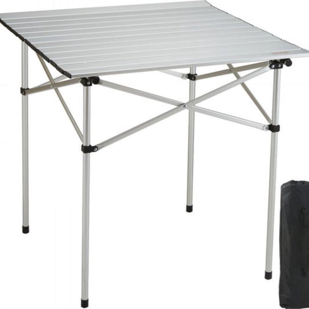 Vouwtafel Campingtafel - 705 x 700 x 700 mm - Opvouwbare Tuintafel - Balkontafel - Multifunctionele Tafel - 30 kg Belastbaar - Aluminium Campingtafel - Vouwtafel - Hittebestendig - Draagbaar