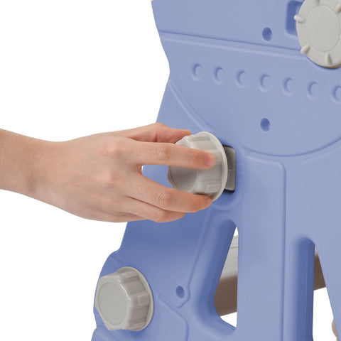 Glijbaan voor kinderen - 4 in 1 kinderglijbaan, schommel met basketbalstandaard, klimladder, schommel, tuinglijbaan voor binnen en buiten