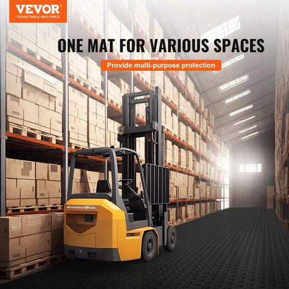 Garage Tiles - Interlocking Flooring Tiles - Non-Slip - Double Sided Texture for Garages Basements