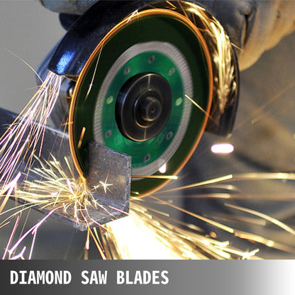 Gatenzaagset - 8PCS - Diamant Gatenzaagset - Gereedschapskist - de 10-Delige Diamantboren Worden Geleverd - 20-68mm - met 2 Zaagbladen - Vacuüm Gesoldeerd Draagbaar Keramiek - Rood