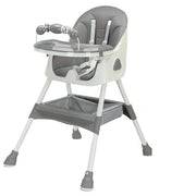 Kinderstoel - Grijs - Triptrapstoel - Triptrap Stoel - Triptrap Kinderstoel - opbouwbare kinderstoel