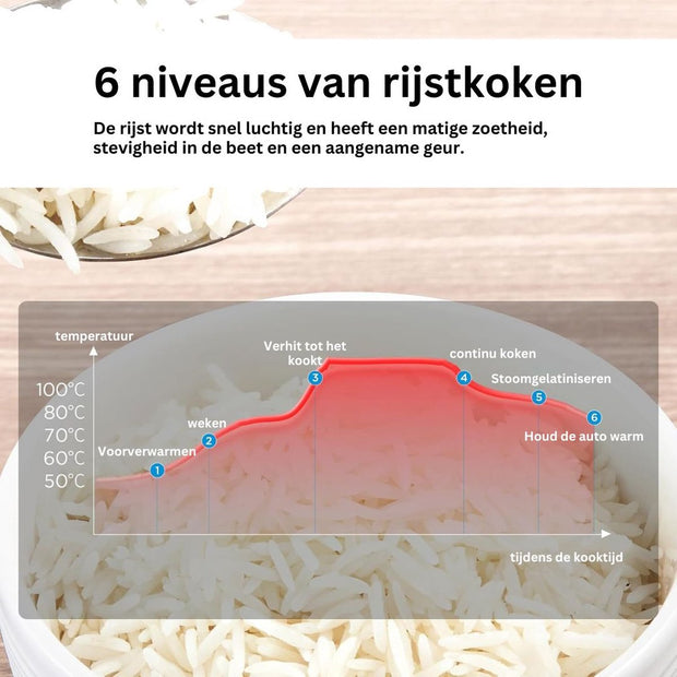 Slow Cooker with Timer - Ceramic Inner Pot - Hotpot - Rice Cooker with Steam and Keep Warm Function - Multicooker with Non-Stick Inner Pot - Brushed Black