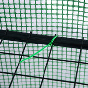 Greenhouse XL - Growing box 18 shelves - Growing box with foil - Garden greenhouse Wall greenhouse UV-resistant - White