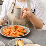 Luxe Serviesset - 32-Delig - 8 Persoons - Keramiek - Bordenset - Dinner Platen - Dessertborden - Kommen - Mokken - Schaaltjes - Grijs