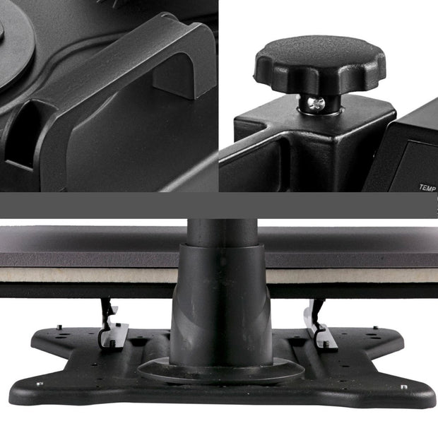Transfer Press - Printing Machine - Heat Press - Printing Press - Heat Press Machine - Sublimation Printer - 38 x 30 CM - Black - Multifunctional Sublimation for Mug/Latte Mug/Hat/Plate/Bottle