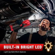 Ratelsleutel - Elektrische Ratelsleutel - Draadloze Ratelsleutel - Dopsleutel Set - Ratel Set - Met Koffer - 2x Accu - Snellader - 3/8" - 1500mAh