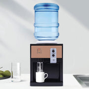 Elektrische Waterdispenser - Warm en Koud Water - Voor thuis en kantoor gebruik - Compatibel Met 3 tot 19L - 36x24x27cm - Zwart/Goud