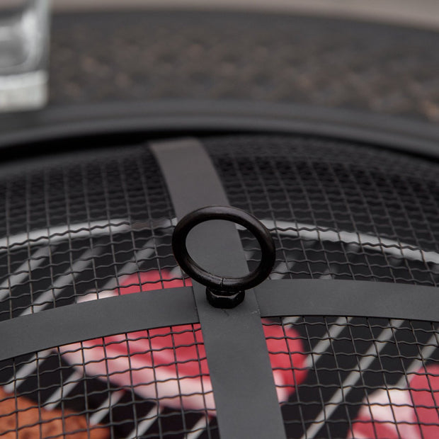 Vuurschaal - 2-in-1 functie - Grill - Camping Grill - Vuurkorf - Vuurplaats