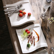 Dinnerware set - 6 persons - Porcelain - 6 pieces - Plate set 6 persons - Plate set 6 pieces - White