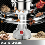 Elektrische Graanmolen - Moutmolen - Specerijenmolen - Spice Grinder - Kruidenmolen Elektrisch - 350G - 1400W - RVS