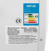 Elektrische Boiler - Doorstroomverwarmer - Doorstroomboiler - Speciaal Ontworpen voor Installatie Onder een Gootsteen - 30°C tot 75°C