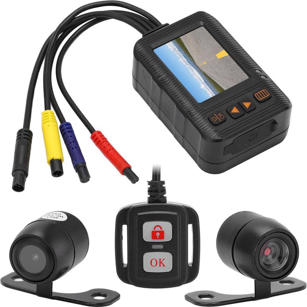 Motorfiets Dashcam Recorder - Waterdichte HD Opname - Bewegingsdetectie - Loopopname - Eenvoudige Installatie