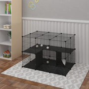 Kattenkooi - Kattenren - Kattenbench - Kattenkooi voor Binnen en Buiten - Kattenkooi Binnen - Kattenverblijf Buiten - Kat Kooi - Kattenhuis - Kattenvoliere - Bench Kat