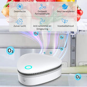 Ozon generator - Ozon apparaat - Ozongenerator - Luchtreiniger - Koelkast reiniger - Lucht verschoner - Lucht sterilisatie - Draagbare Ozonsterilisator - 220V - 25W - Luchtvolume 50m³/u - Wit