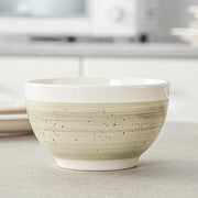 Luxe Serviesset – 16 Delig – 4 Persoons – Keramiek - Bordenset – Dinnerplaten – Dessertborden - Kommen - Pastakom - Beige