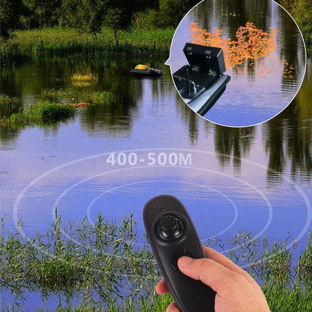Bait boat carp - Carp fishing - 2.0 KG Load capacity - 500M range -