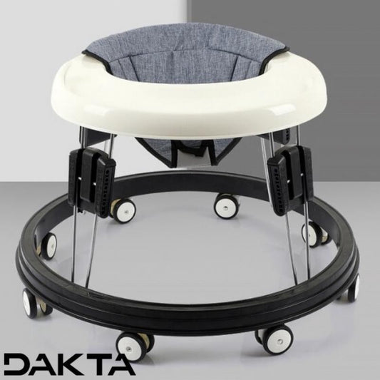 Loopstoel Baby - Loopstoeltje Verstelbaa - Loopwagen - Loopstoelen Meisje / Jongen - 6 tot 18 maanden - Grijs