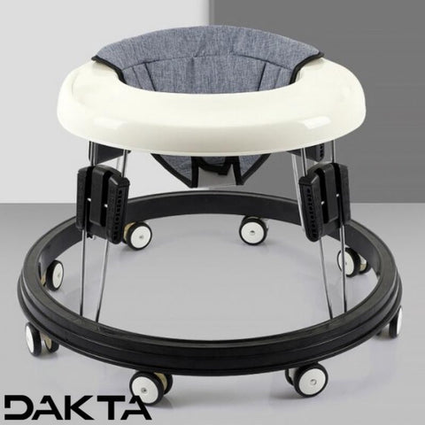 Loopstoel Baby - Loopstoeltje Verstelbaa - Loopwagen - Loopstoelen Meisje / Jongen - 6 tot 18 maanden - Grijs