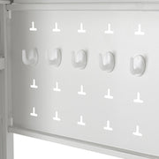 Keukenkast - Organizer - Voor magnetron - Met wielen - Incl hangrekken - 80x40x162,5 (LxBxH) - Handig voor in de keueken