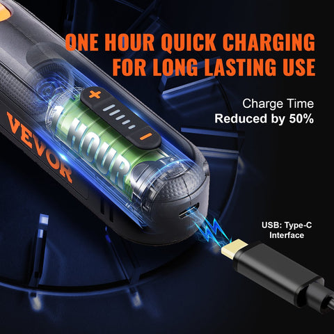 Snoerloos Rotatiegereedschap - Multifunctioneel Gereedschap - Geschikt voor Ambachten en Reparatiewerk - 5000-25000 RPM - Zwart