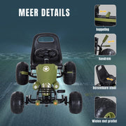 Skelters voor Jongens - Ligfiets - Verstelbaar Zadel - 99x65x56cm - Groen