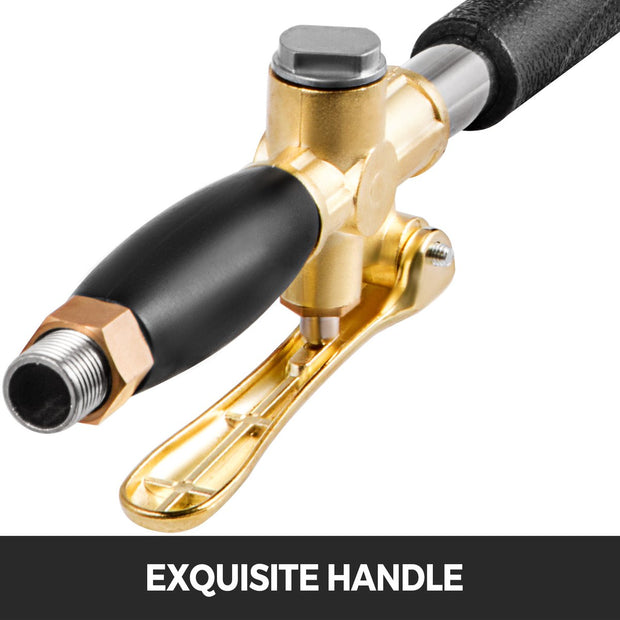 Mortel Gips Beton Cement Sproeier - Slijtvast - voor Luchtcompressoren - Waterdicht en Anti Corrosie - met 4 Spuitmonden - Mortelsprays - Gips - Klein Ladderspuitbeton - Grondmix