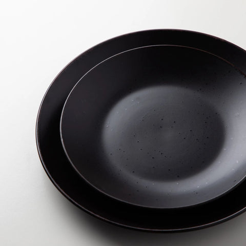 Luxe Serviesset - 32-Delig - 8 Persoons - Keramiek - Bordenset - Dinner Platen - Dessertborden - Kommen - Mokken - Schaaltjes - Zwart