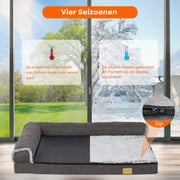 Hondenmand orthopedisch - Wasbare hoes - Hondenbed - Honden bed - 120x90x25cm - Maat XL - German shepherd - Labrador - Golden retriever