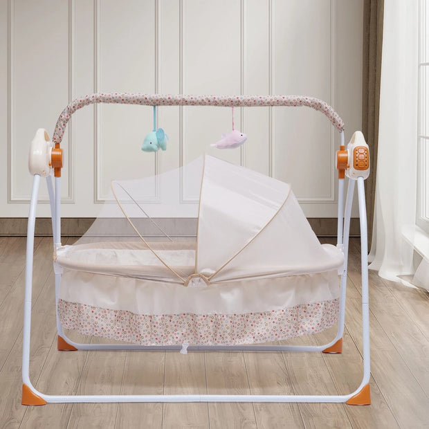 Babyschommel - Schommelstoel baby - Elektrische wipstoel - Bluetooth muziek - Verstelbaar in verschillende standen