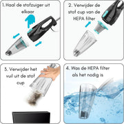 Corded Stick Vacuum Cleaner - Handheld Stick Vacuum Cleaner - Handheld Vacuum Cleaner Best Seller - Handheld Vacuum Cleaner - Black