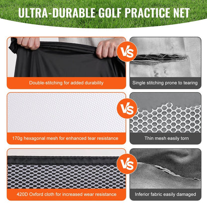 Golf Net - Golf Training Set - Including Accessories and Club