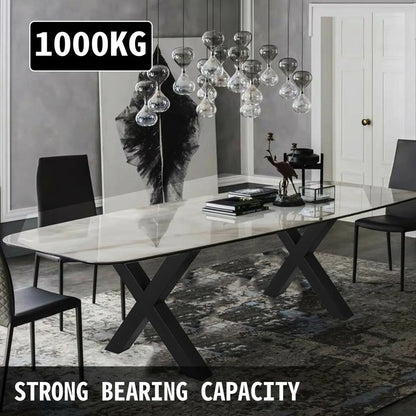 Table legs metal black - Table legs - Table legs black - Table legs metal - 72 x 76 cm