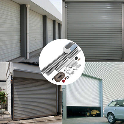 Garagedeur Opener - AC-Motor - 1000N Kracht - 2 Stuks Dual-channel Draadloze Afstandsbediening - <60 dB Geluid - Minimale 15 m² Toepasbare Oppervlakte - Zilver