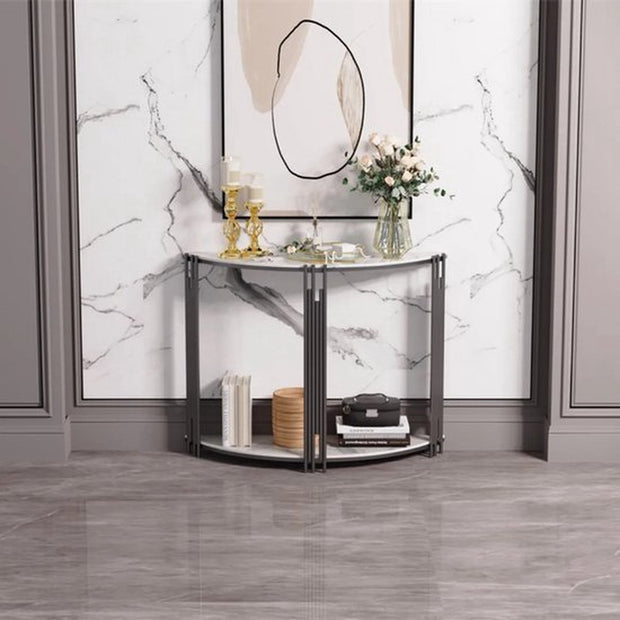 Side Table Rond - Sidetable - sidetable zwart - sidetable industrieel - sidetable wit - side table zwart