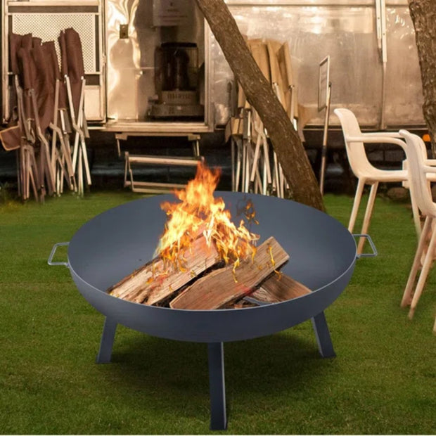 Vuurkorf - Voor buiten - 85 cm Diameter - 2-in-1 Functionele en Ondersteunende