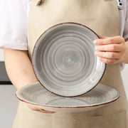 Luxe Serviesset - 32-Delig - 8 Persoons - Keramiek - Bordenset - Dinner Platen - Dessertborden - Kommen - Mokken - Schaaltjes - Grijs